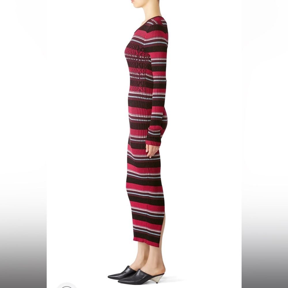 Opening Ceremony Rib Stripe Knit Dress, RTR - Picture 3 of 11